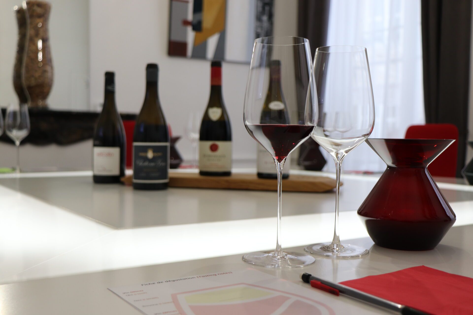 Cours d'oenologie à Beaune